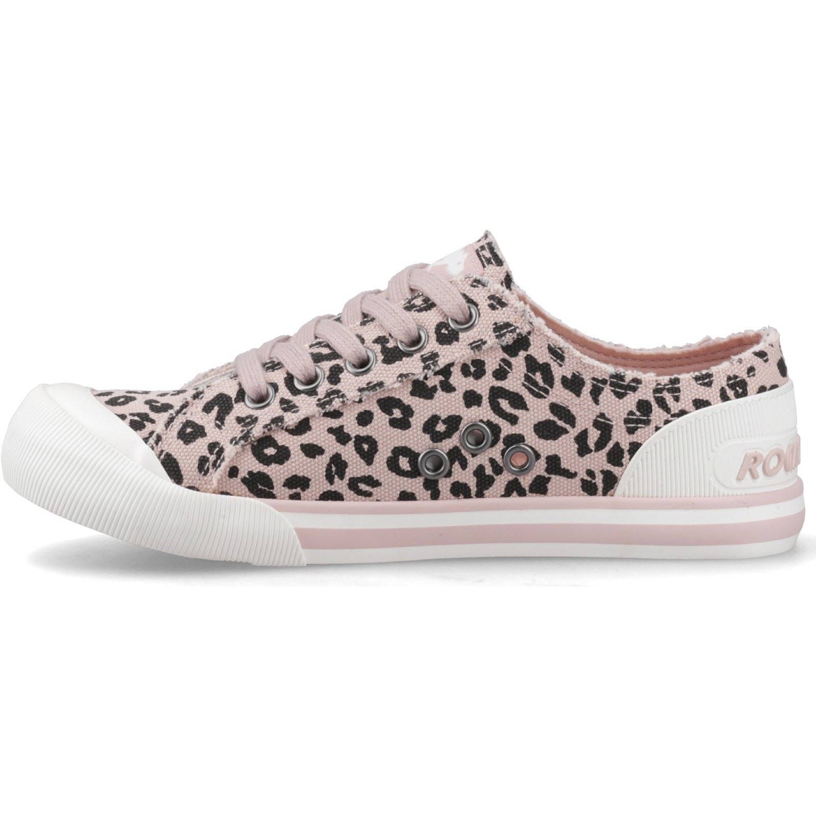 Rocket Dog Jazzin Leon Baskets En Coton Pour Femmes Rose Clair