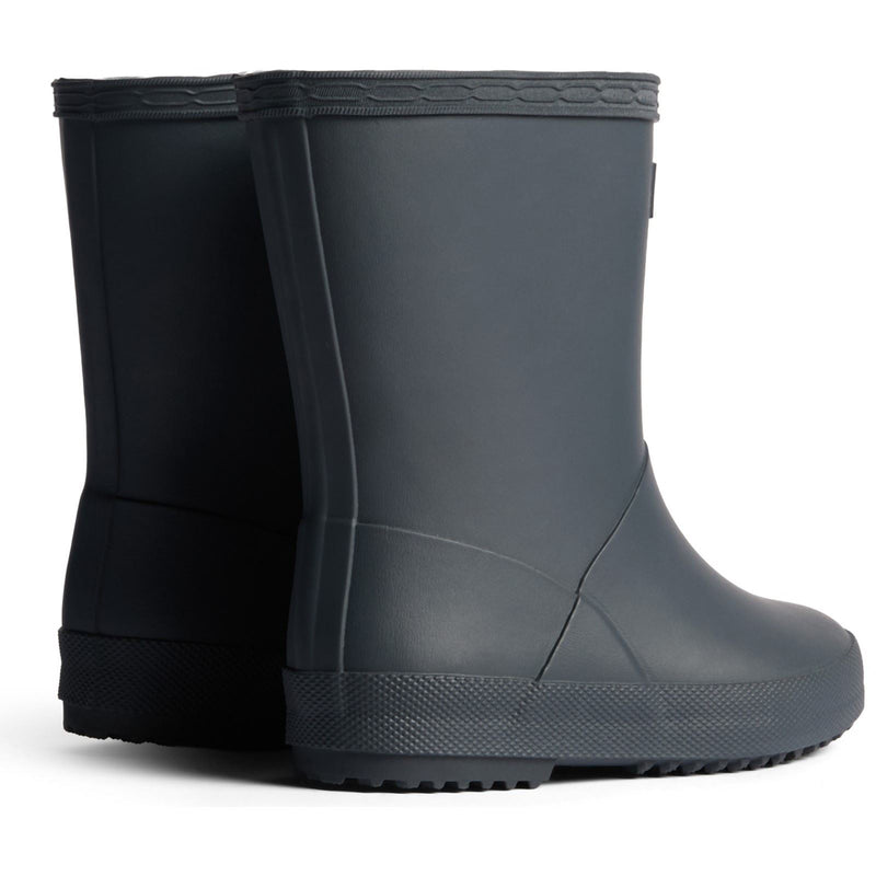Hunter Kids First Insulated Bottes De Pluie En Caoutchouc Unisexes Pour Enfants Bleu Marine