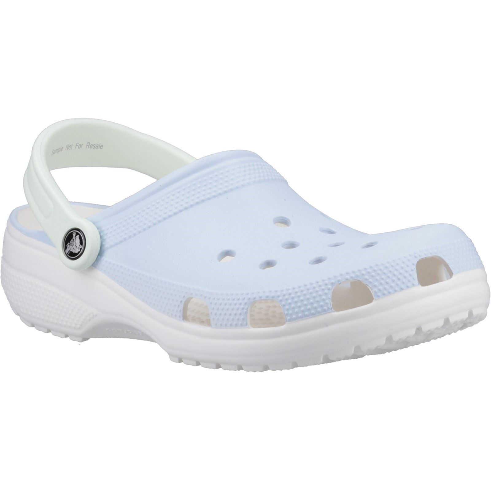 Crocs Classic Retro Sport Sabots En Eva Pour Femmes Bleu Givré