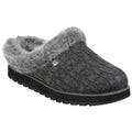Skechers Keepsakes Ice Angel Chaussons Pour Femmes En Synthétique Gris Anthracite