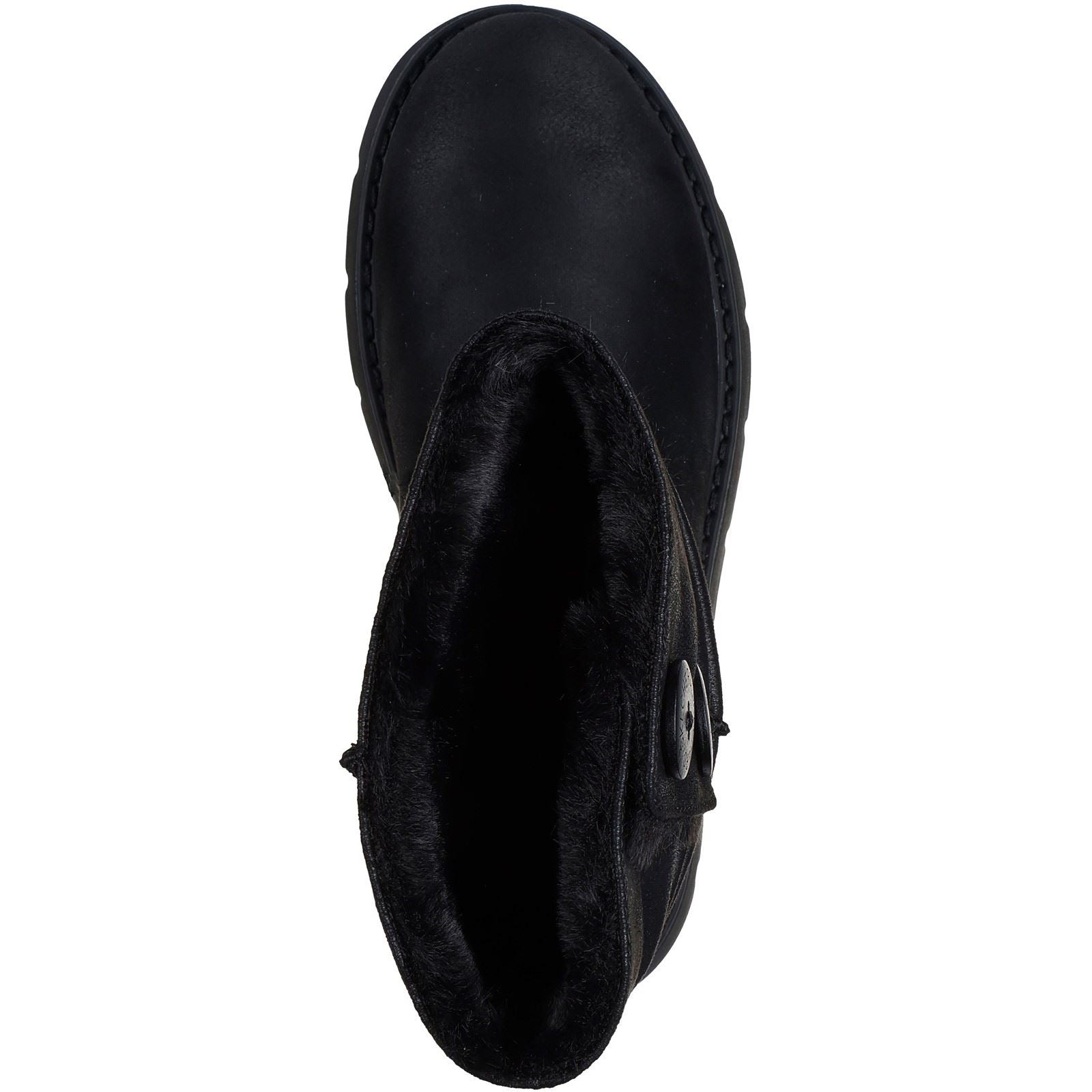 Skechers Keepsakes Lite Freezing Low Bottes D'Hiver Noires Pour Femmes En Textile