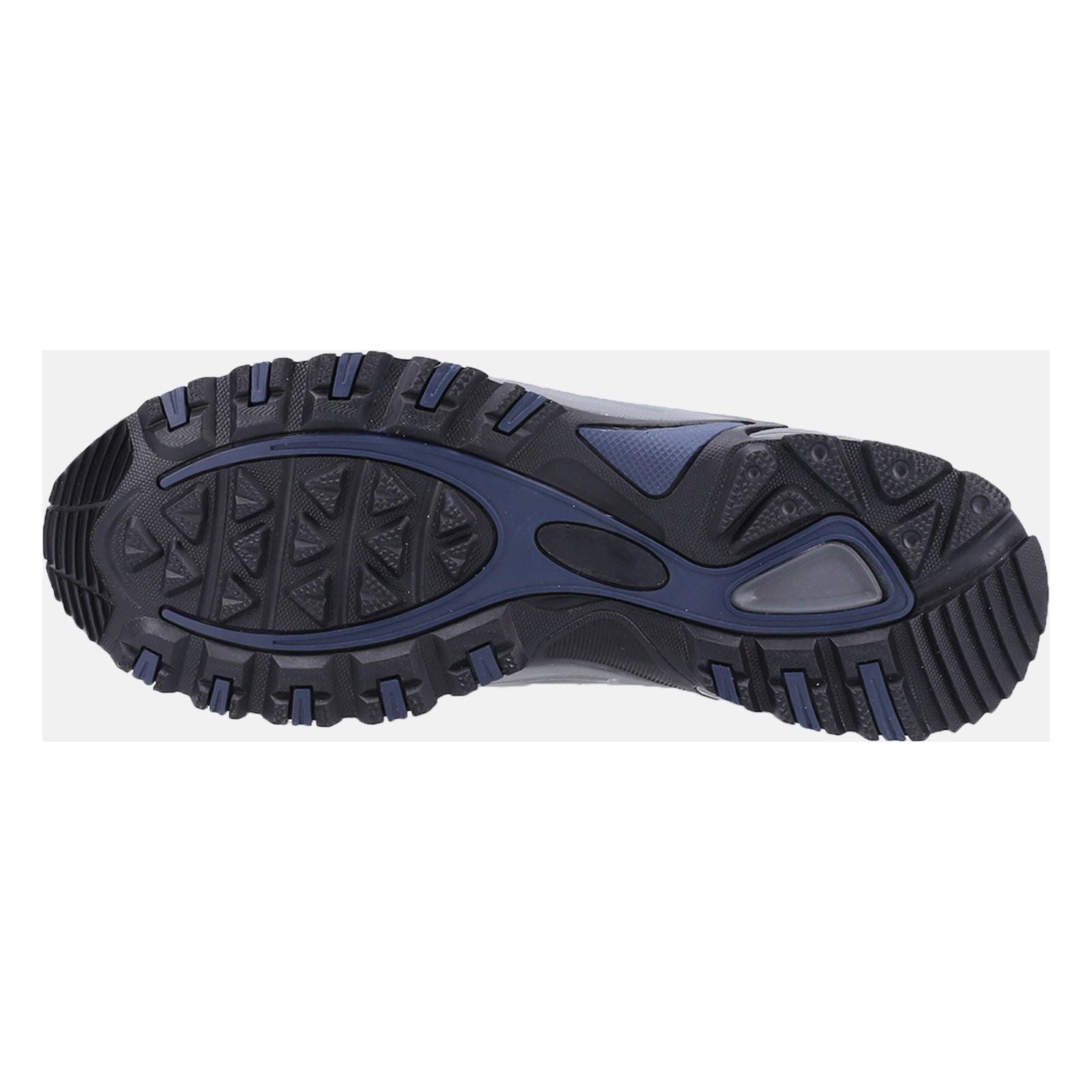 Cotswold Abbeydale Low Bottes De Randonnée Pour Hommes En Synthétique Bleu/Noir/Gris