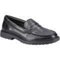 Hush Puppies Verity Slip On Mocassins Noirs En Cuir Pour Femmes