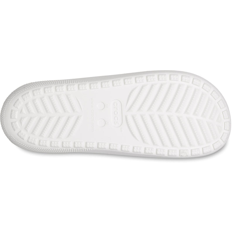 Crocs Classic Slides en thermoplastique blanc