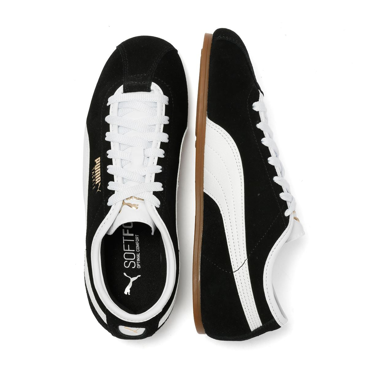 Puma Tackle Baskets Noires Suede Pour Femmes