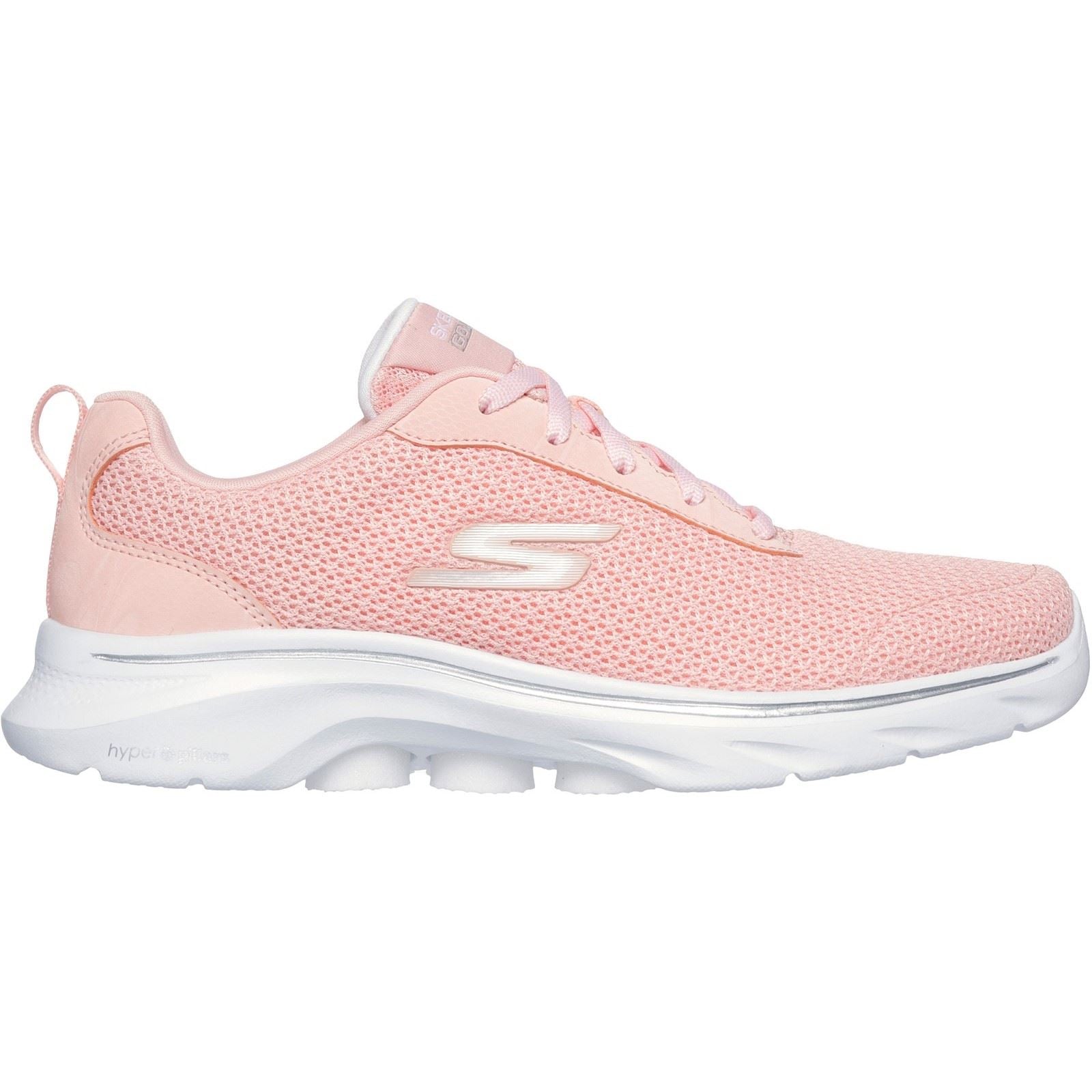 Skechers Go Walk 7 Kaylor Baskets Pour Femmes En Pêche En Synthétique
