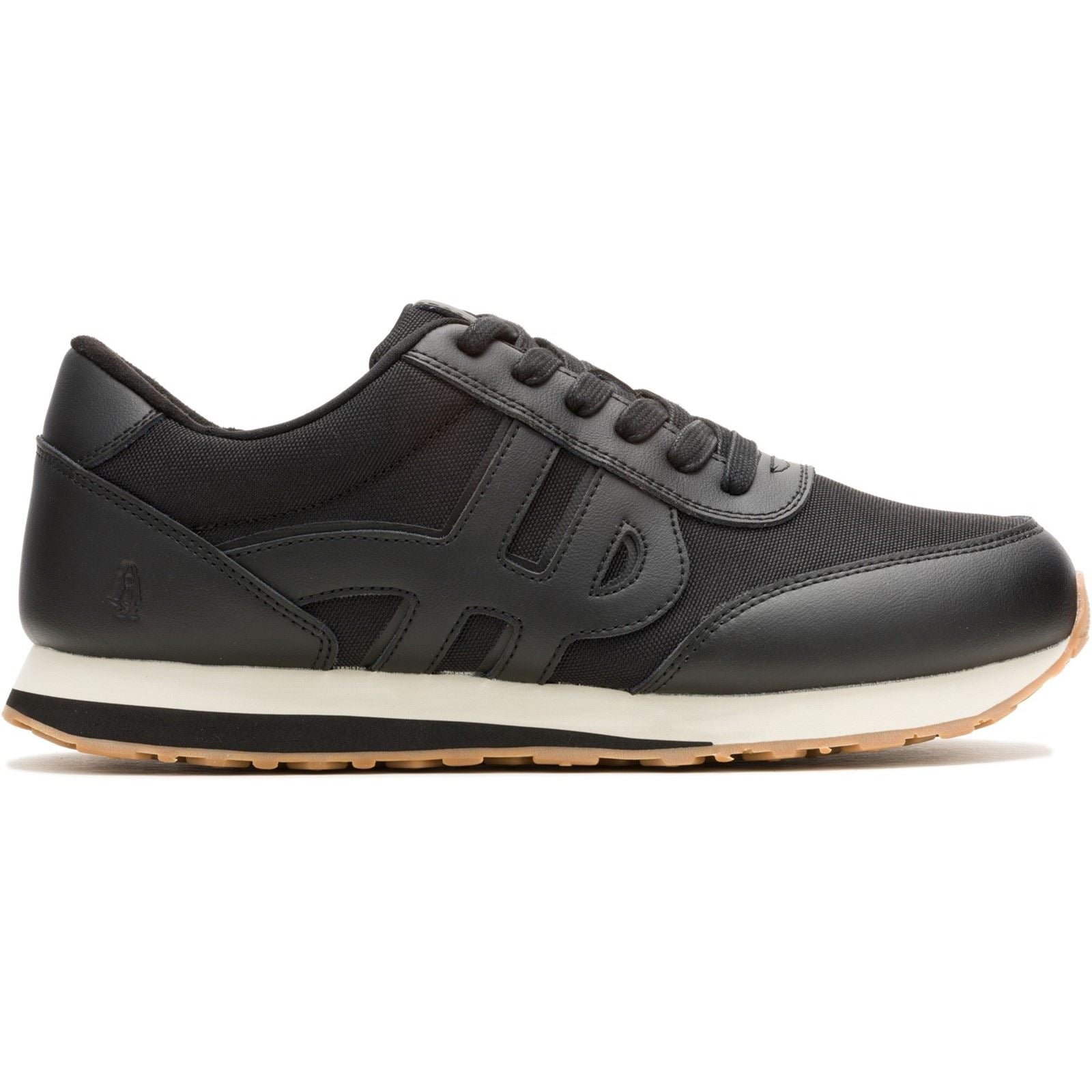 Hush Puppies Seventy8 Baskets En Cuir Noir Pour Hommes