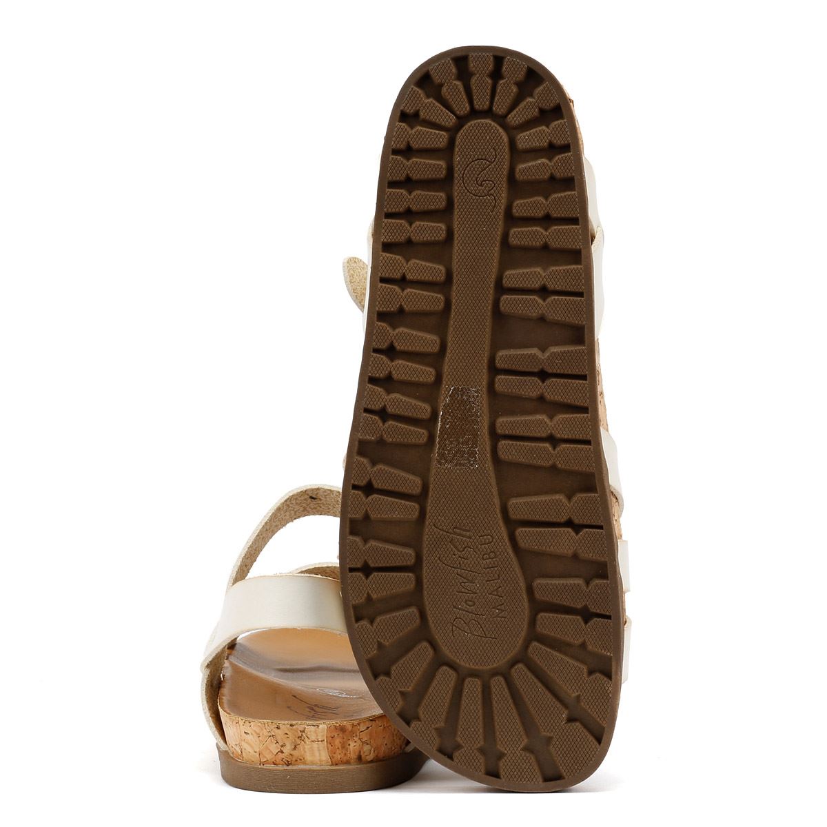 Blowfish Malibu Leni Sandales Blanches Pour Femmes