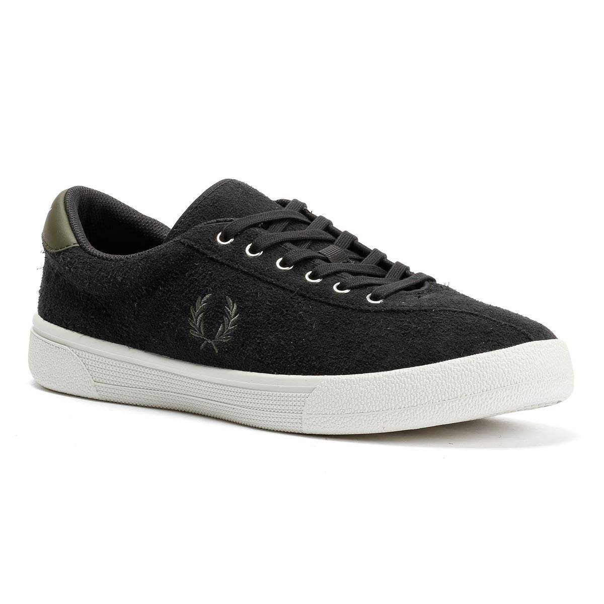 Fred Perry Tennis Shoe Baskets Grises Pour Hommes En Suede