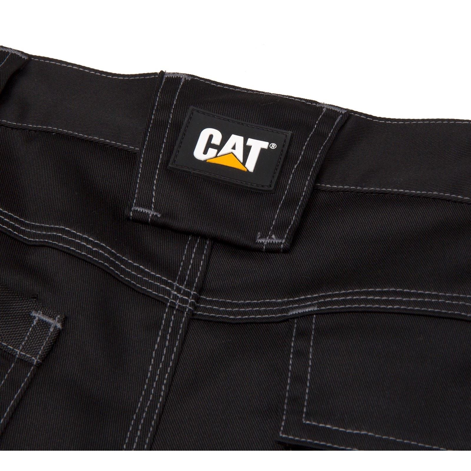 Caterpillar Essential Knee Pocket Stretch Holster Pantalons De Plein Air Pour Hommes En Polyester Noirs