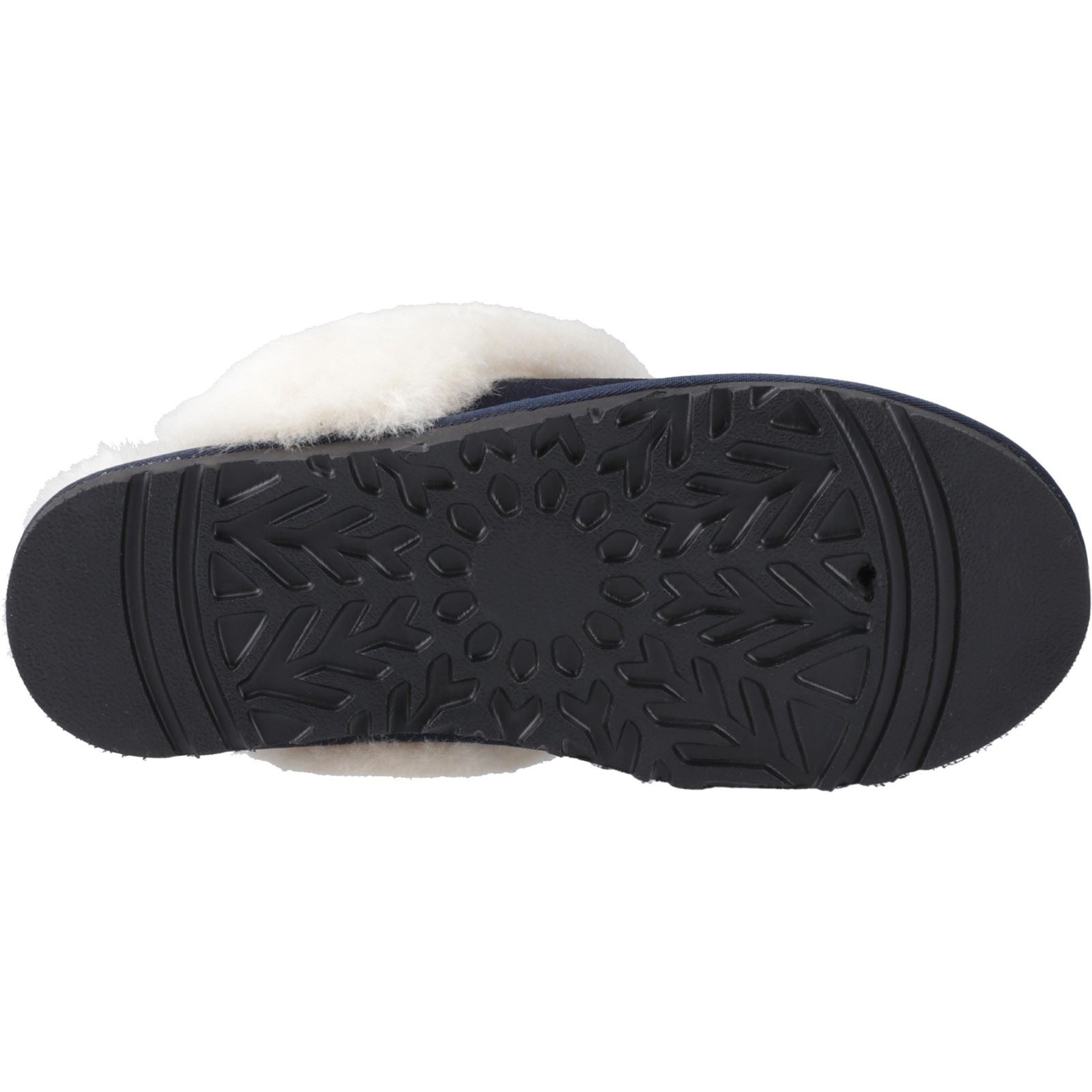 Hush Puppies Samantha Chaussons Pour Femme En Suède Marine