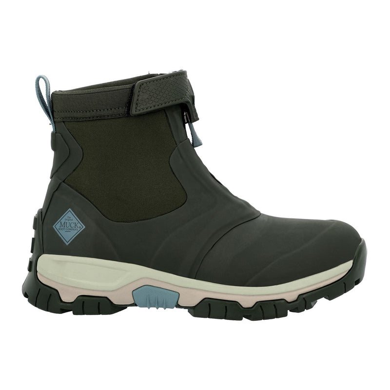 Muck Boots Apex Mid Zip Bottes En Caoutchouc Avec Mousse De Wellington