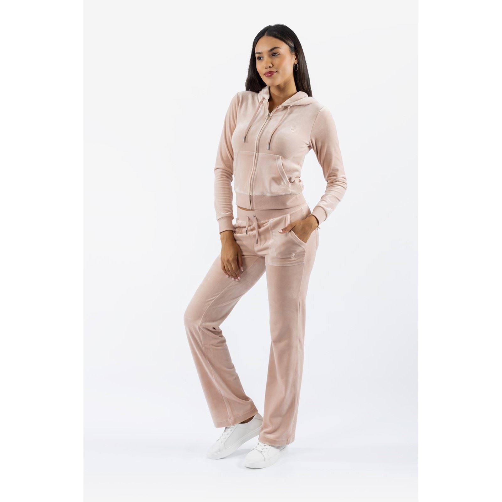 Juicy Couture Del Ray Pant Joggers Roses En Polyester Pour Femmes