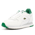 Lacoste Linetrack Baskets Blanches En Cuir Pour Hommes