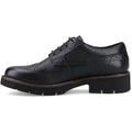 Pod Kacey Chaussures Brogues Noires Pour Femmes En Cuir