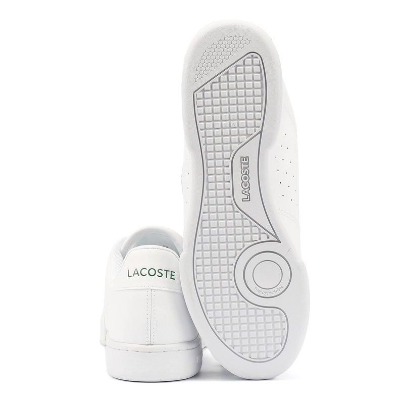 Lacoste Carnaby Cup Baskets Blanches En Cuir Pour Hommes