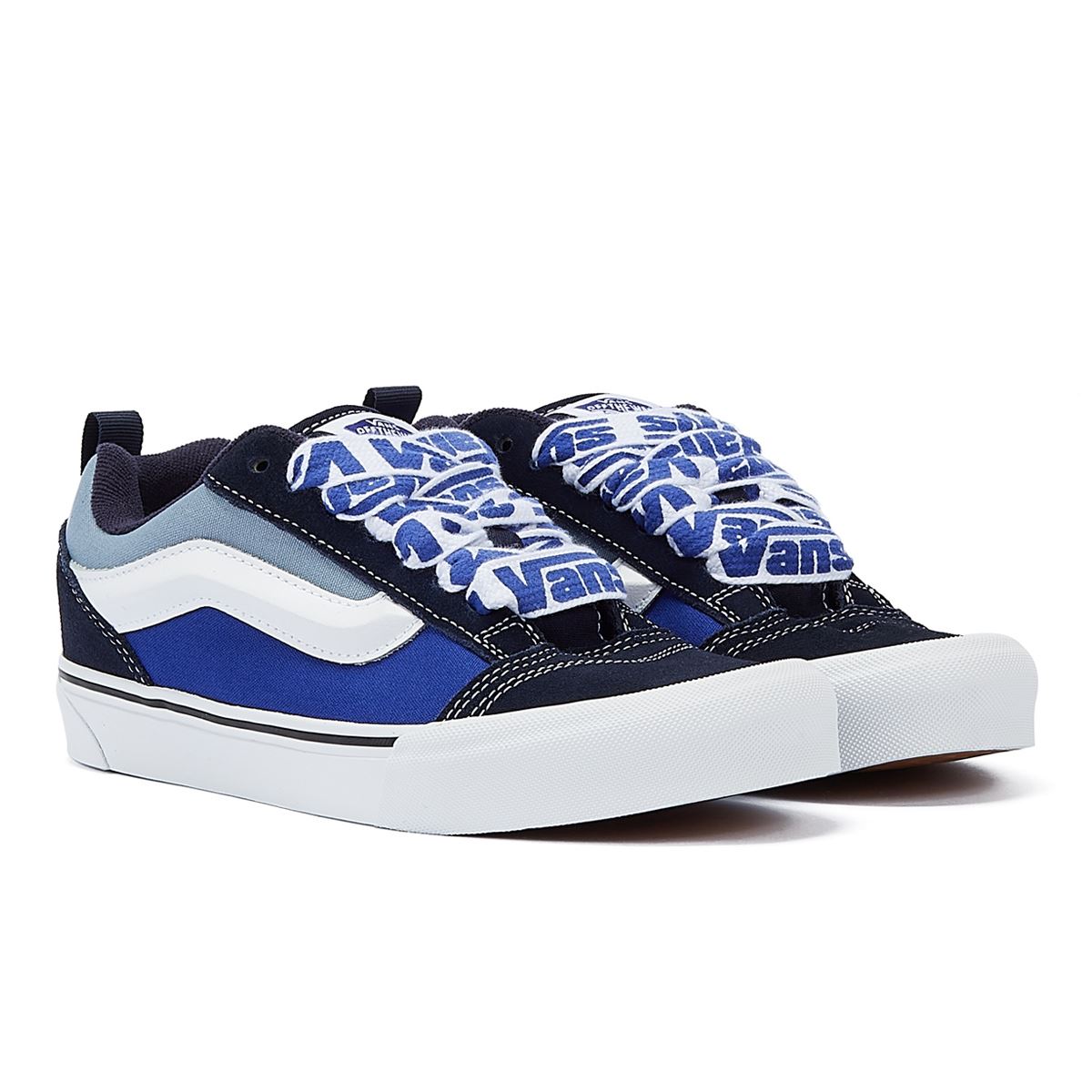 Vans Knu Skool Baskets Bleues/Blanches