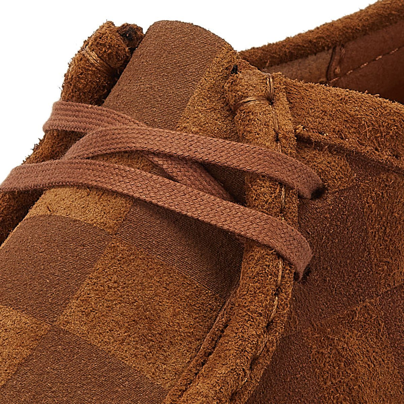 Clarks Originals Wallabee Check Chaussures à lacets marron homme