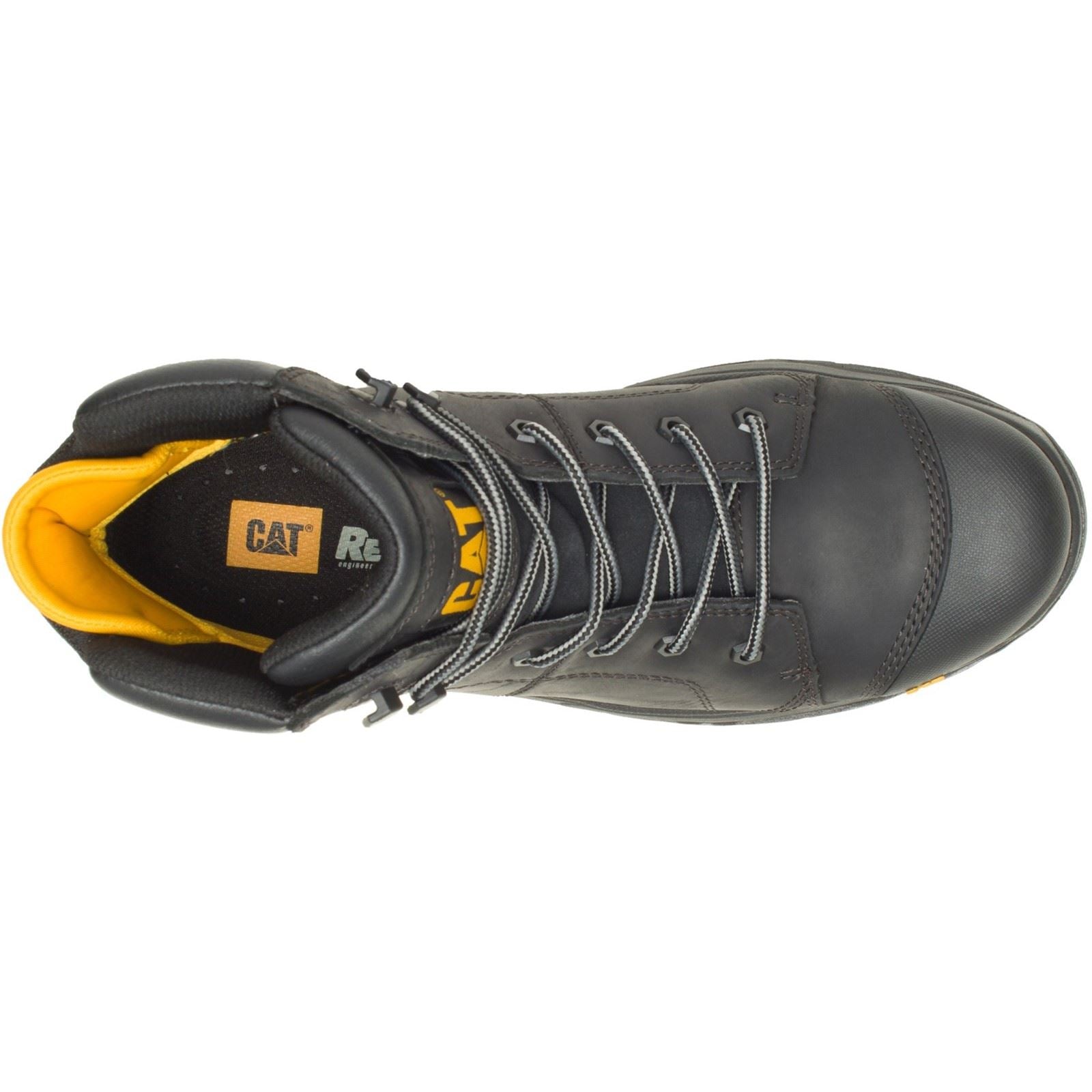 Caterpillar Bottes De Sécurité En Cuir Noir Crossrail 2.0
