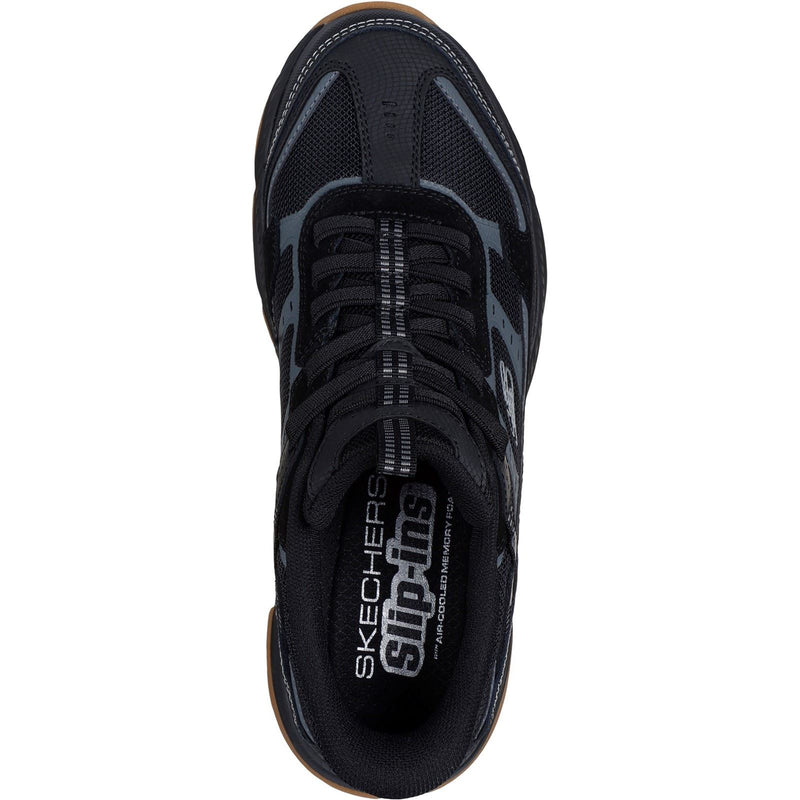 Skechers Vigor AT Bottes De Randonnée Noires Pour Homme En Cuir