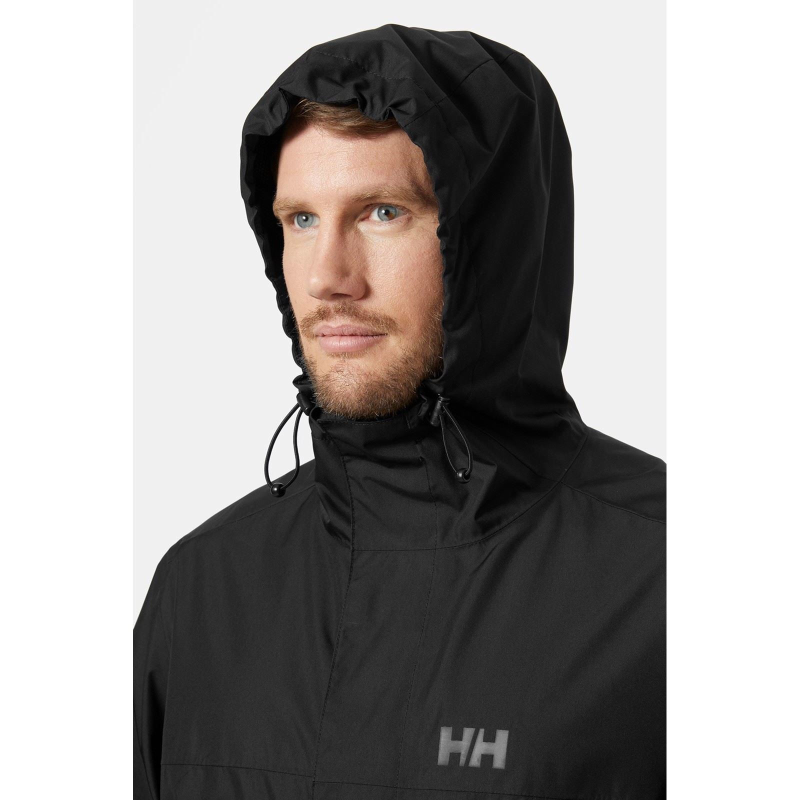 Helly Hansen Sport Vancouver Rain Jacket Veste De Pluie Noire Pour Hommes