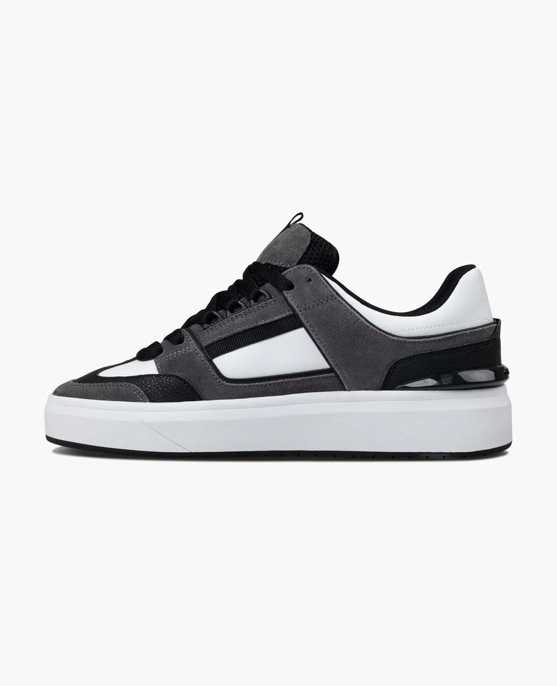Cruyff Kickturn Baskets Grises Pour Hommes En Cuir