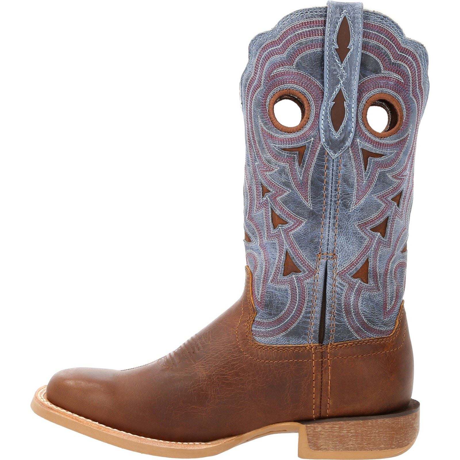 Durango Lady Rebel Pro Bottes En Cuir Pour Femmes Couleur Marron Doré/pervenche