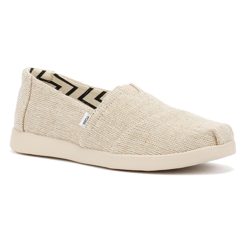 TOMS Alpargata Plus Heritage Espadrilles Pour Femmes En Toile Beige