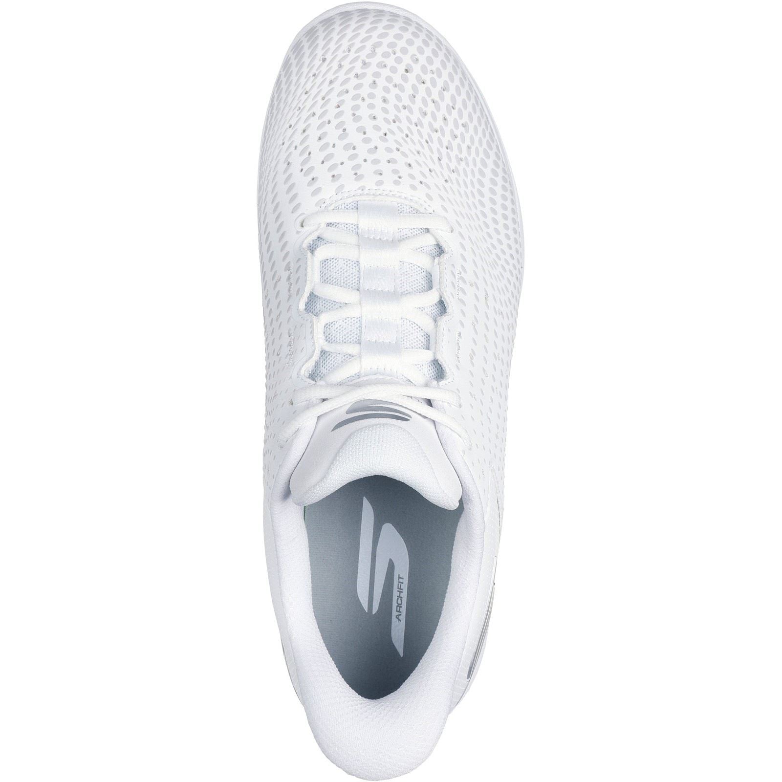 Skechers Performance Slip ins Relaxed Fit Viper Court Reload Baskets Blanches Pour Hommes En Polyuréthane