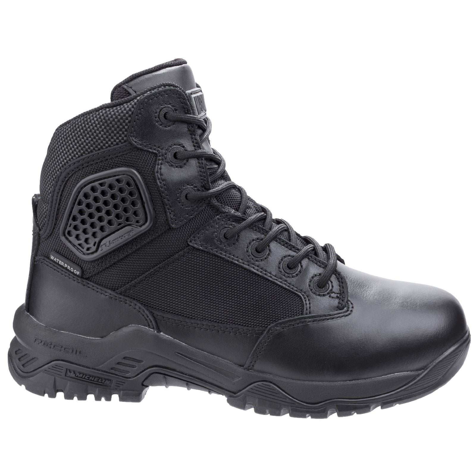 Magnum Bottes De Sécurité En Cuir Noir Strike Force 6.0 Wp