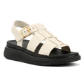 FitFlop GEN-FF Fisherman Sandales Beige Pour Femmes En Cuir