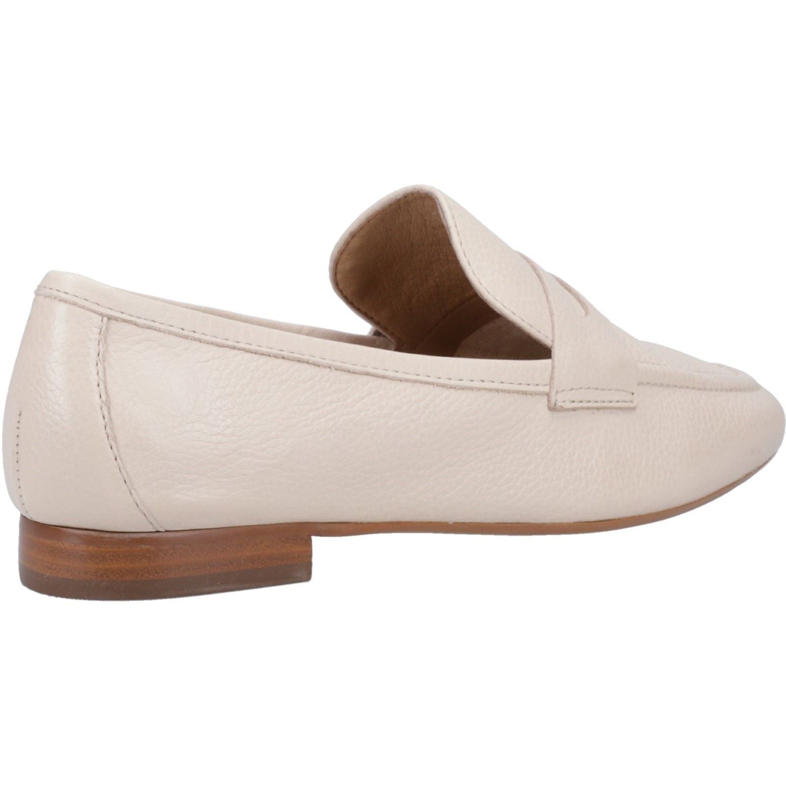 Dune Gianetta Mocassins En Cuir Pour Femmes Écru