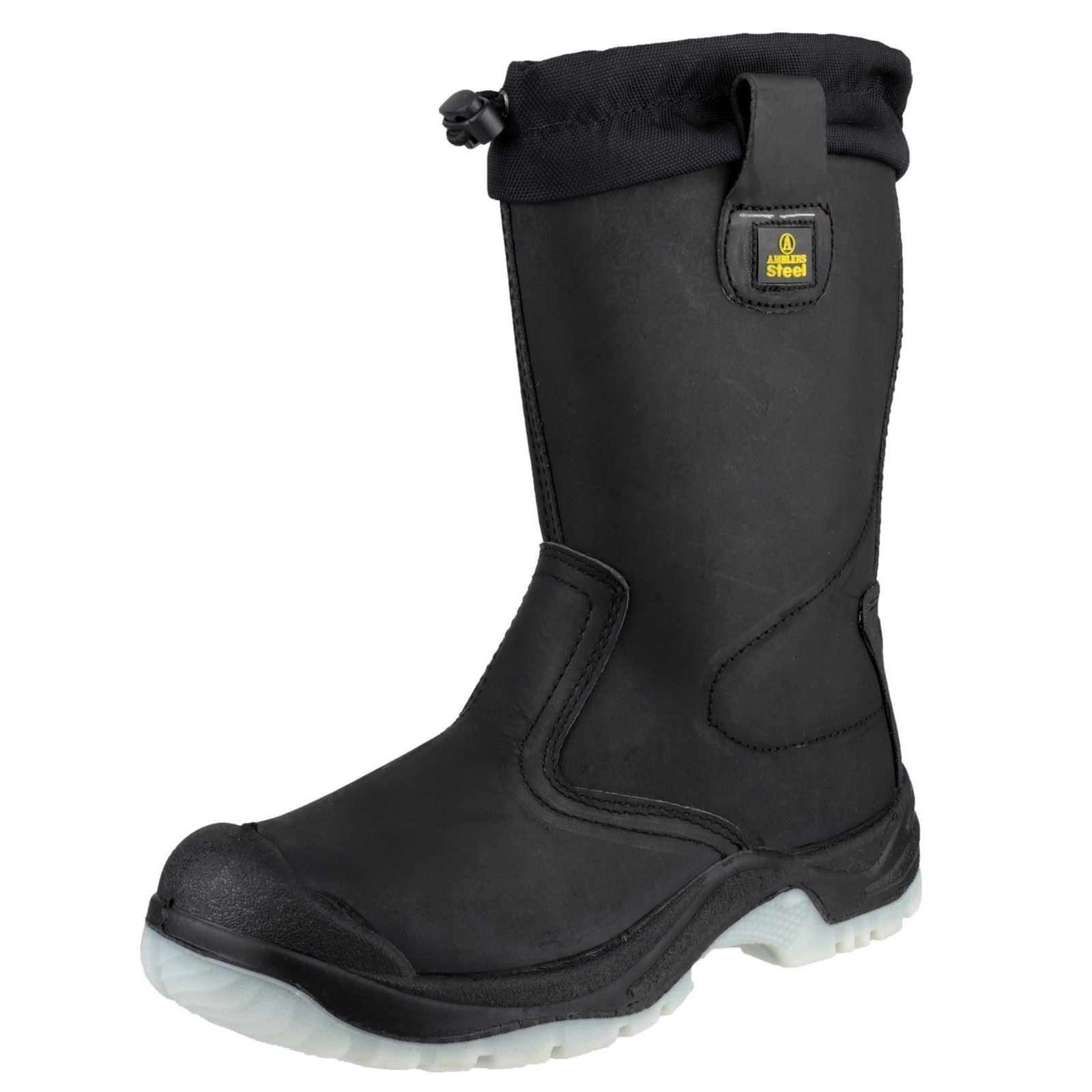 Amblers Safety Bottes De Sécurité Noires En Cuir Fs209