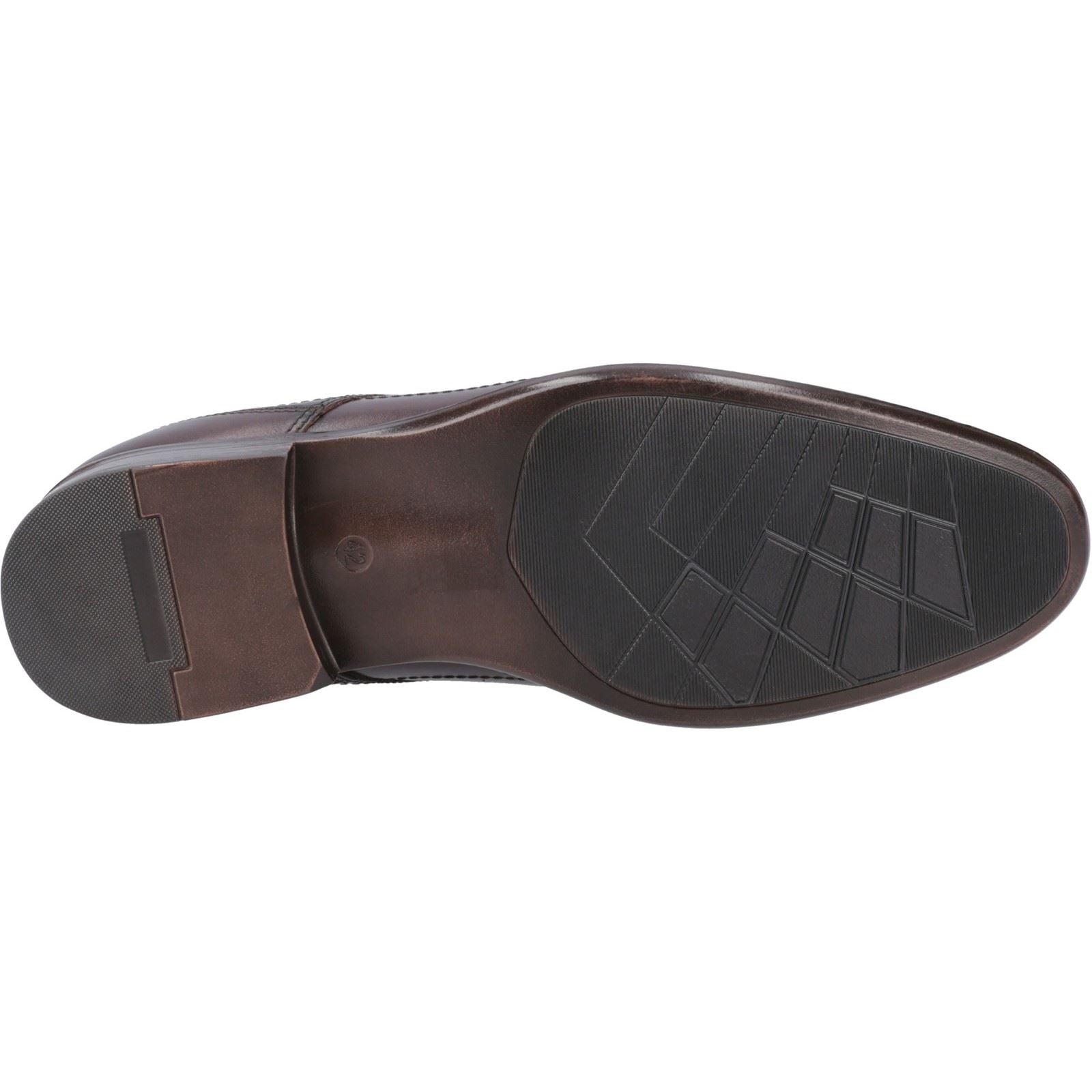 Pod Carl Chaussures À Lacets En Cuir Pour Hommes De Couleur Châtaigne