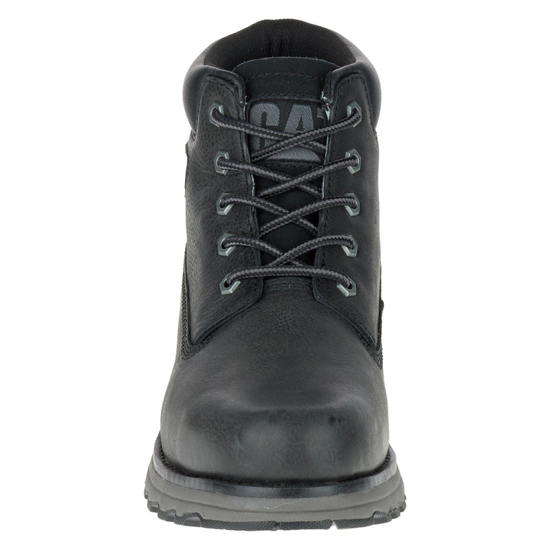 Caterpillar Founder Bottines Noires Pour Hommes En Cuir Nubuck