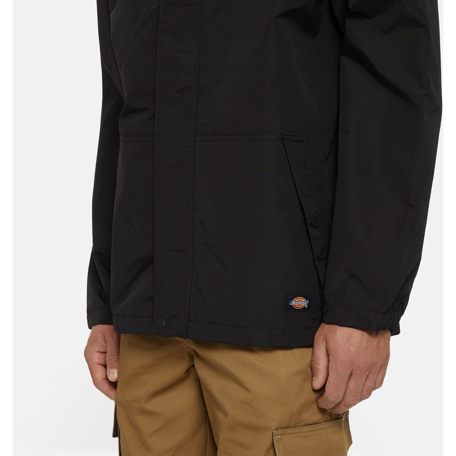 Dickies Waterproof Veste De Pluie Noire Pour Hommes