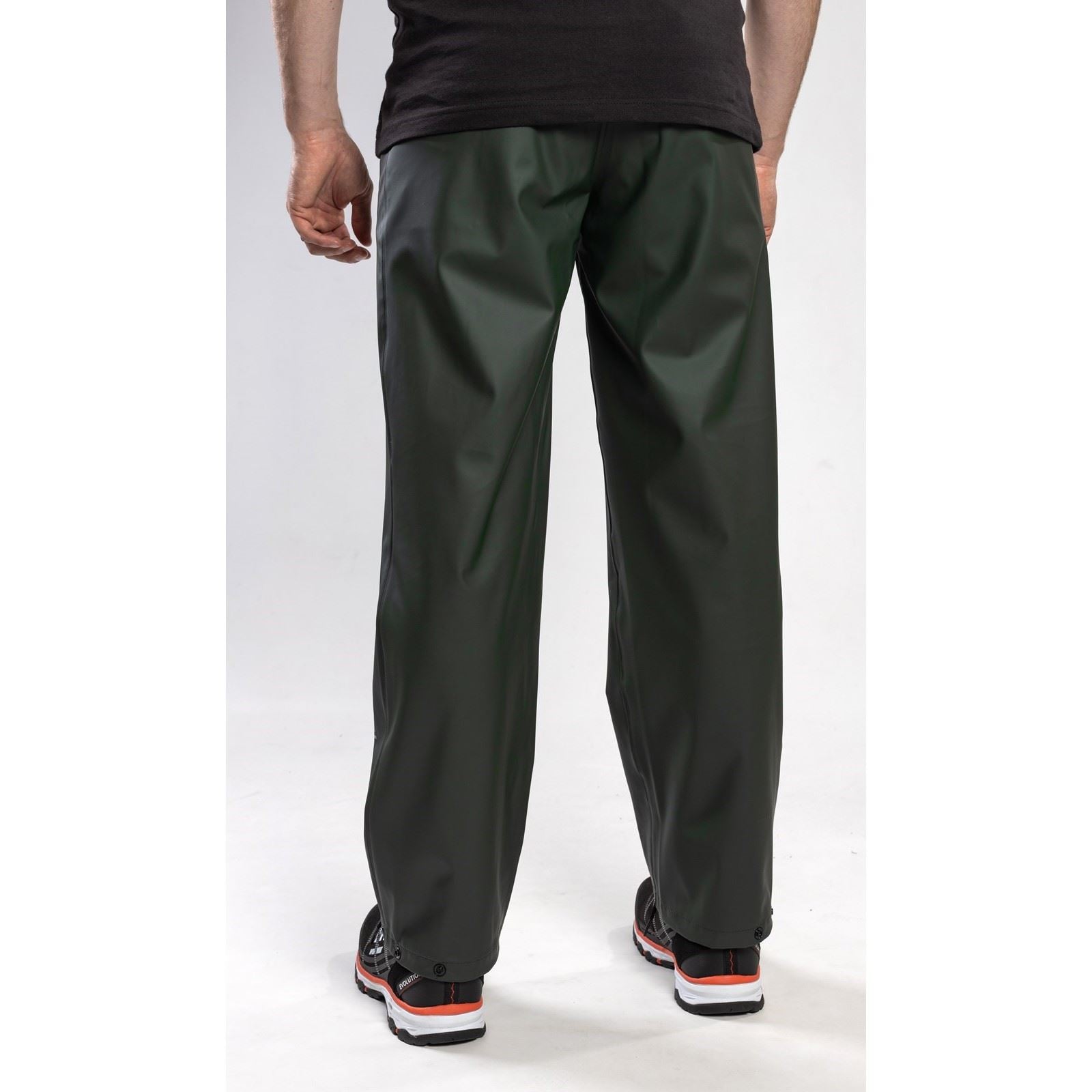 Helly Hansen Workwear Voss Pantalons De Pluie Verts En Polyester Unisexe Pour Adultes