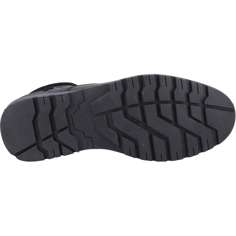 Hush Puppies Dean Bottes Noires En Daim Pour Homme