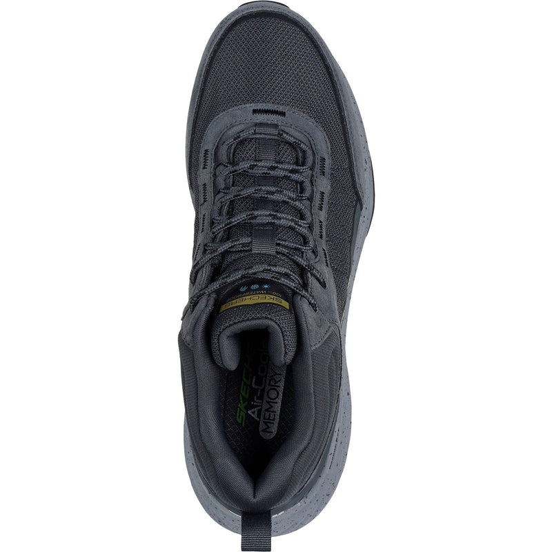 Skechers Bounder Rse Bottes De Randonnée En Cuir Pour Hommes, Charbon/Lime