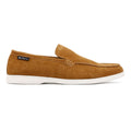 Ben Sherman Amarillo Chaussures Loafers Pour Hommes En Daim Marron