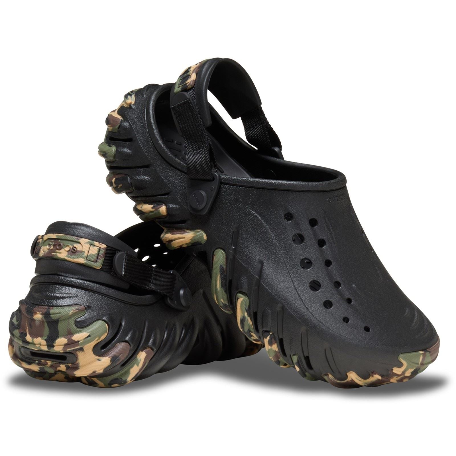 Crocs Echo Ro Sabots Thermoplastiques Noirs/Multicolores