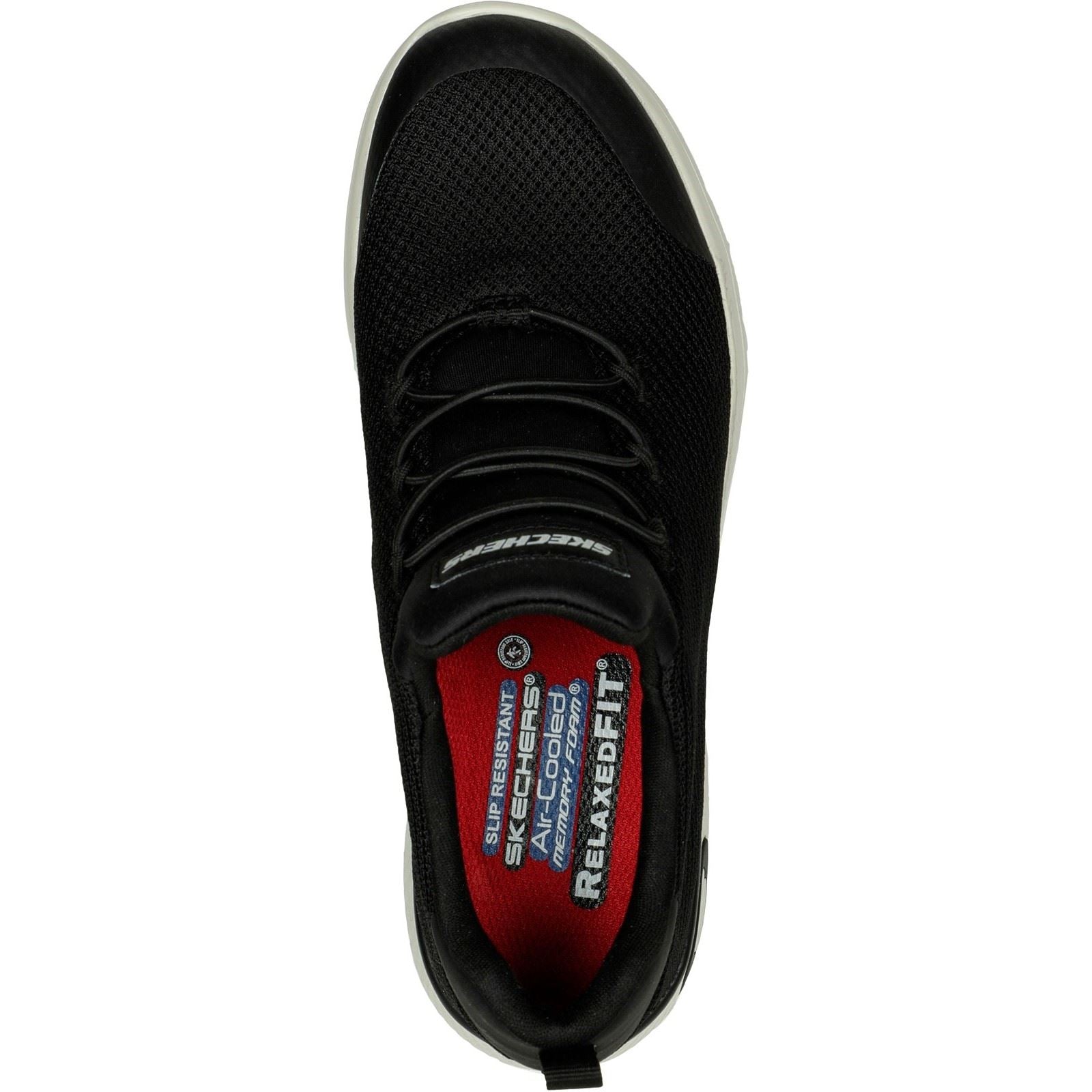 Skechers Workwear Marsing - Waiola SR Chaussures De Sport Pour Femmes En Mesh Noir/blanc