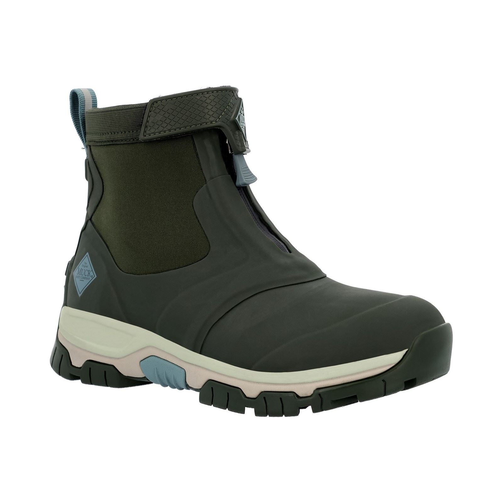 Muck Boots Apex Mid Zip Bottes En Caoutchouc Avec Mousse De Wellington