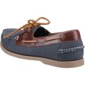 Sperry Tacoma Chaussures Bateau En Cuir Pour Hommes, Bleu Marine/Marron