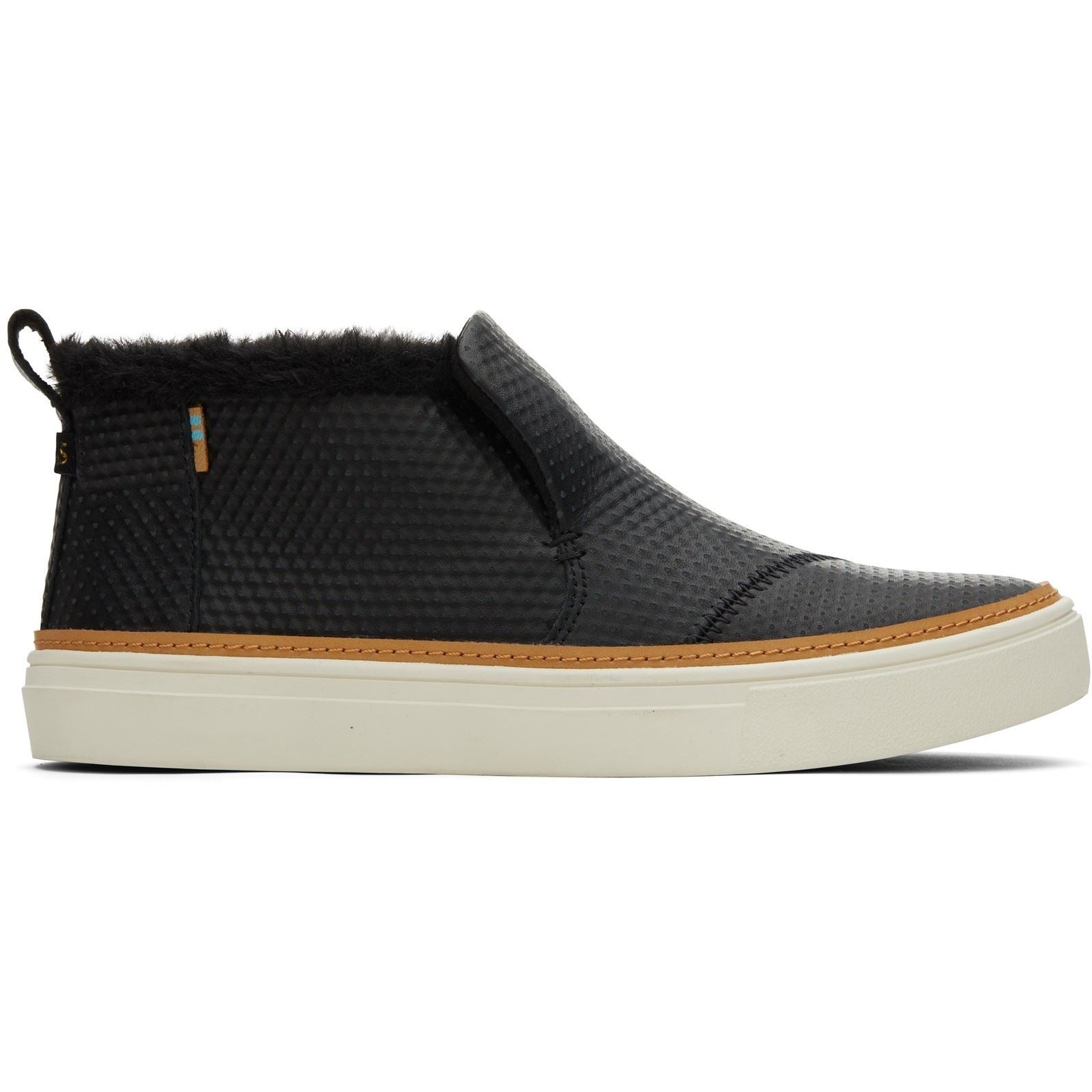TOMS Paxton Bottes Noires Pour Femmes En Cuir Mélangé