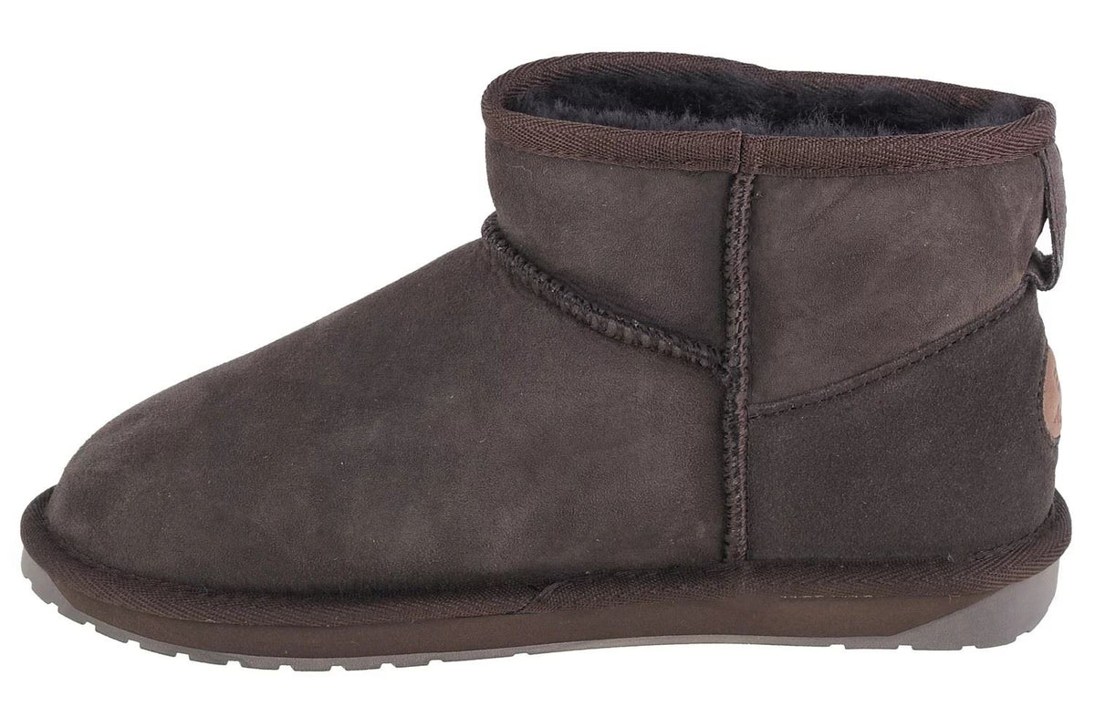 Emu Australia Stinger Micro Bottes Marron En Peau De Mouton Pour Femmes