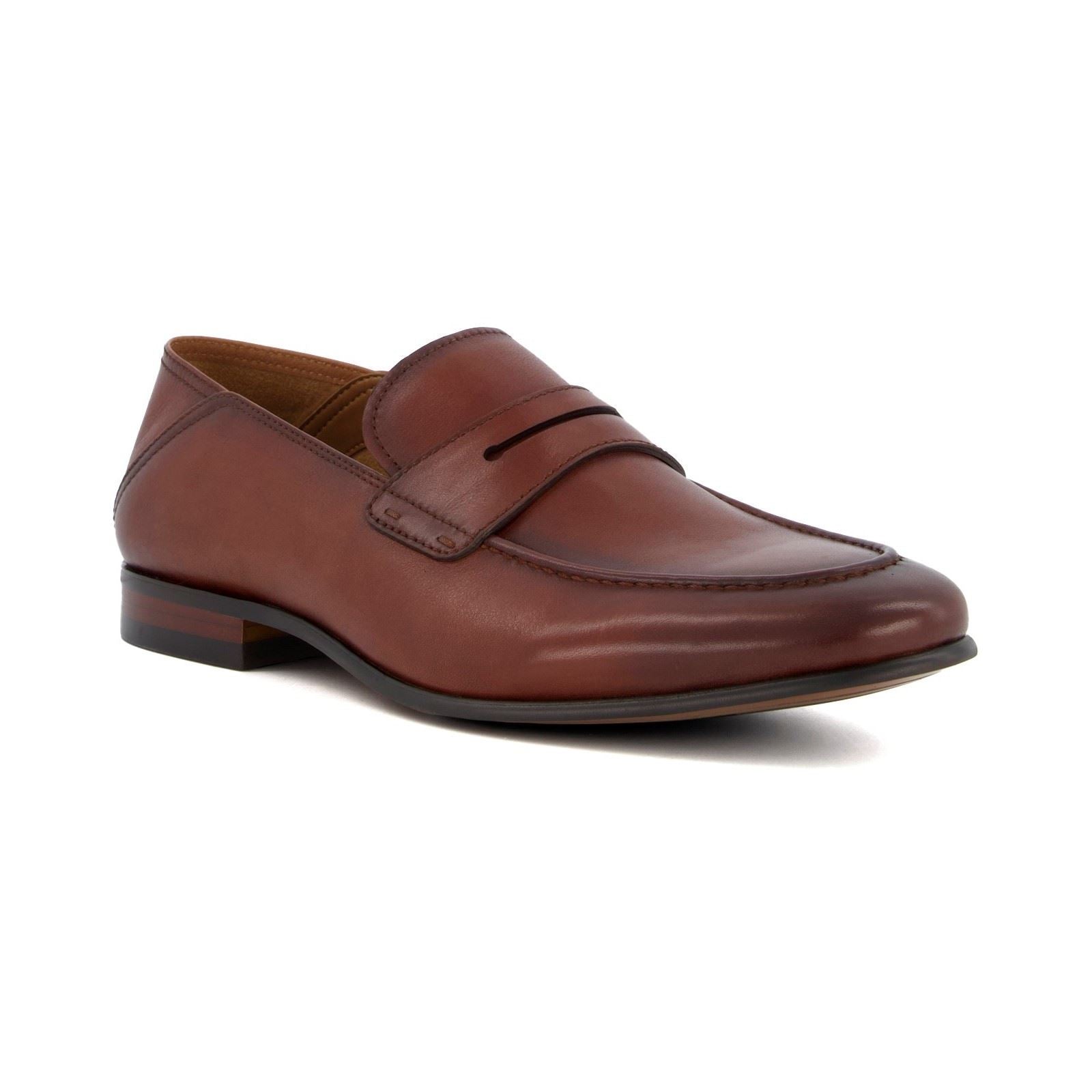 Dune Sync Mocassins En Cuir Pour Hommes Couleur Beige