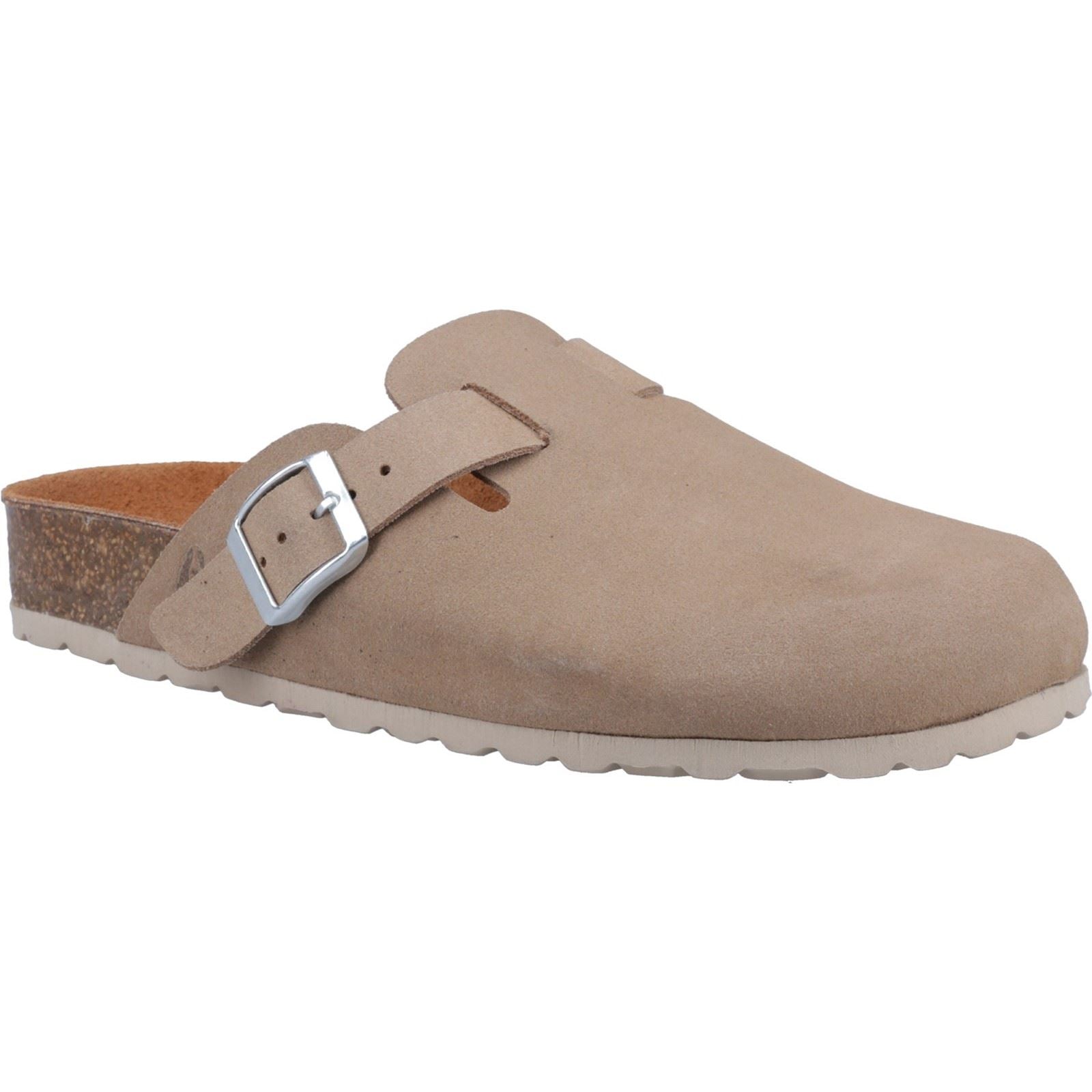 Hush Puppies Bailey Femmes Suédoises Mules Taupe
