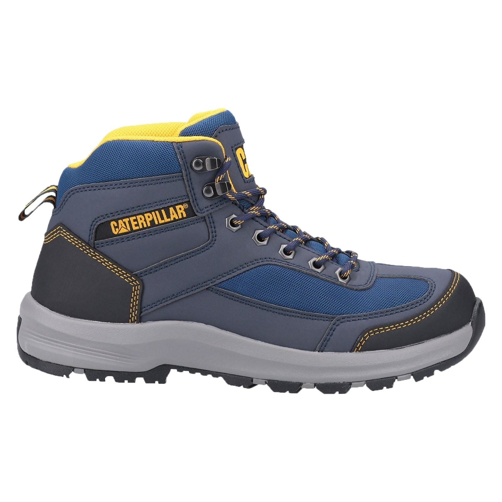 Caterpillar Bottes De Randonnée Elmore Mid Synthétiques Marine
