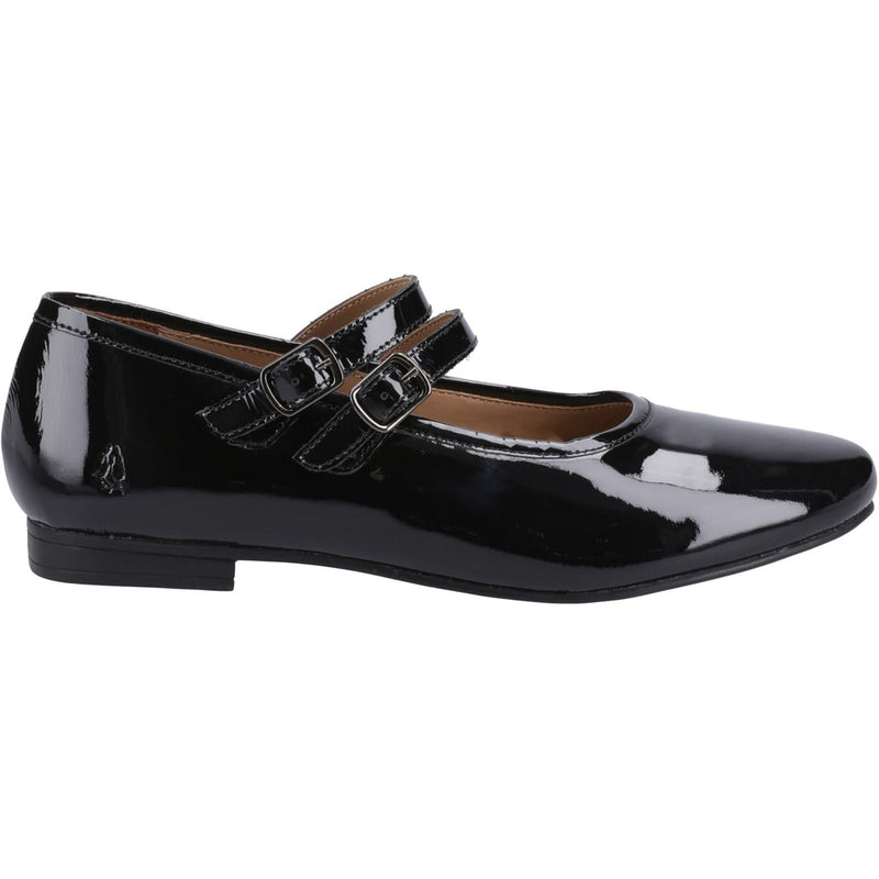 Hush Puppies Nancy Mary Jane Flats En Cuir Pour Femmes Noir